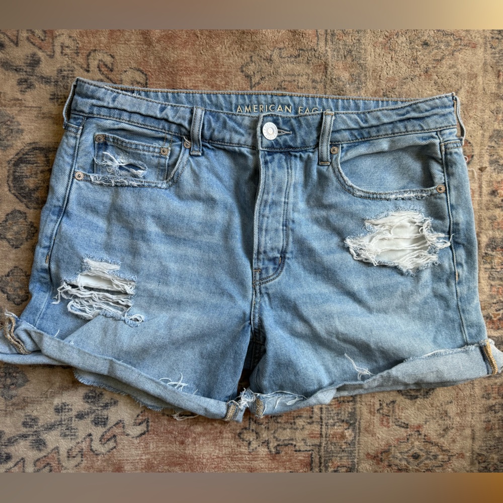 American Eagle Tomgirl Midi Jean/Denim Shorts